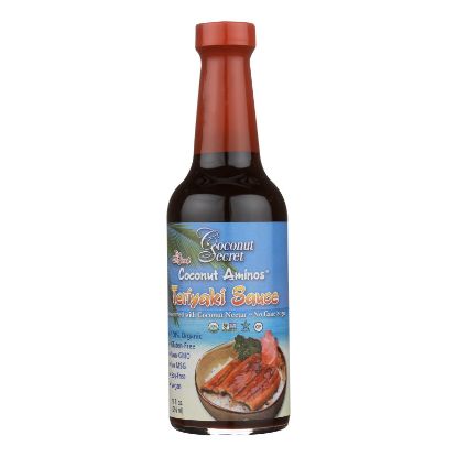 Coconut Secret - Organic Teriyaki Sauce - Case of 12 - 10 Fl oz.