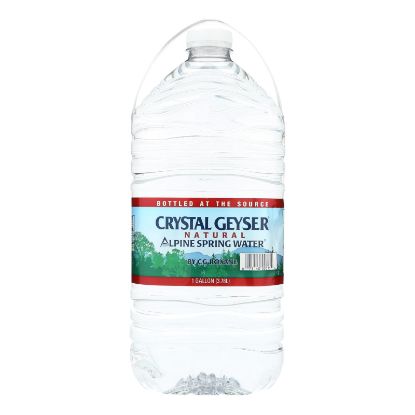 Crystal Geyser Alpine Spring Water - Case of 6 - 1 Gal