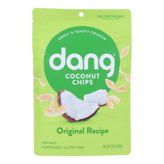 Dang - Toasted Coconut Chips - Original Recipe - Case of 12 - 3.17 oz.