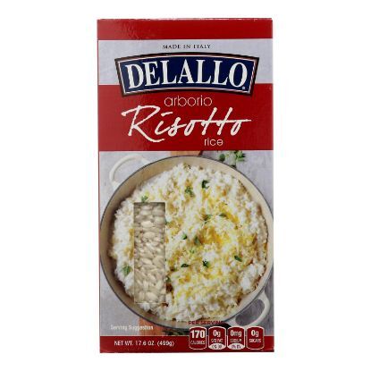 Delallo - Arborio Risotto Rice - Case of 12 - 17.6 oz.