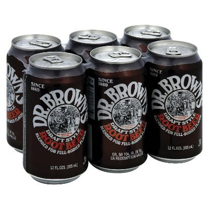 Dr. Brown Draft Style Root Beer - Case of 4 - 12 FL oz.