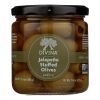 Divina - Green Olives Stuffed with Jalapeno Peppers - Case of 6 - 7.8 oz.