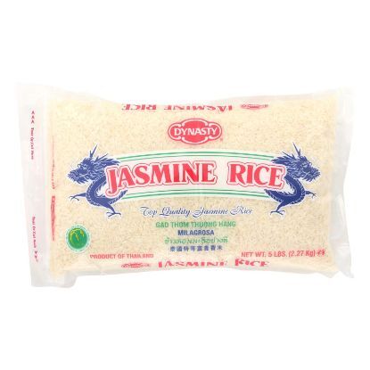 Dynasty Rice - Jasmine - Case of 6 - 5 lb.