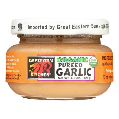 Emperor's Kitchen Organic Garlic - Pureed - Case of 12 - 4.5 oz.