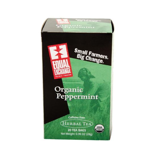 Equal Exchange Organic Peppermint Tea - Peppermint Tea - Case of 6 - 20 Bags