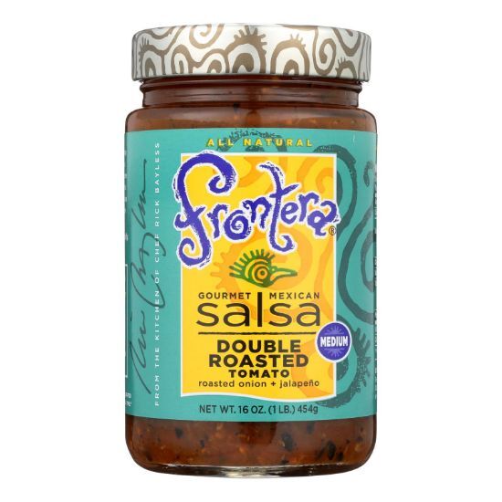 Frontera Foods Double Roasted Tomato Salsa - Tomato Salsa - Case of 6 - 16 oz.