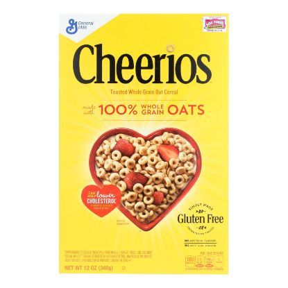 General Mills Cheerios - Toasted Whole Grain - Case of 14 - 12 oz.