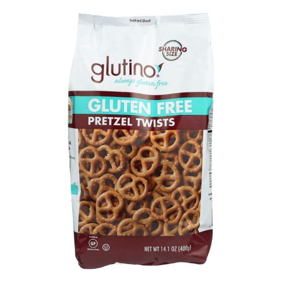 Glutino Pretzels twists - Case of 12 - 14.1 oz.