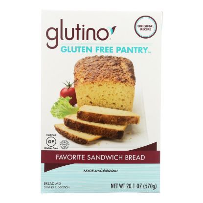 Glutino Sandwich Bread - Case of 6 - 20.1 oz.