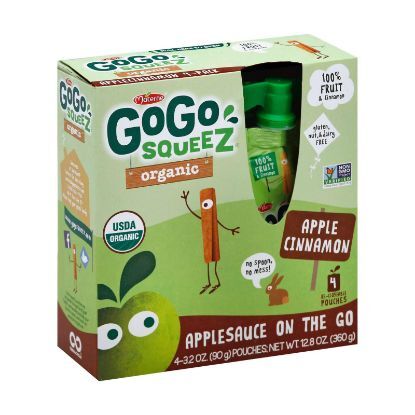 GoGo Squeeze Applesauce - Apple cinnamon - Case of 12 - 3.2 oz.