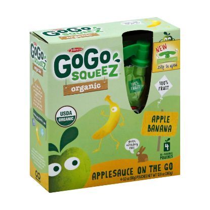 GoGo Squeeze Applesauce - Apple banana - Case of 12 - 3.2 oz.