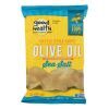 Good Health Kettle Chips - Sea Salt - Case of 12 - 5 oz.