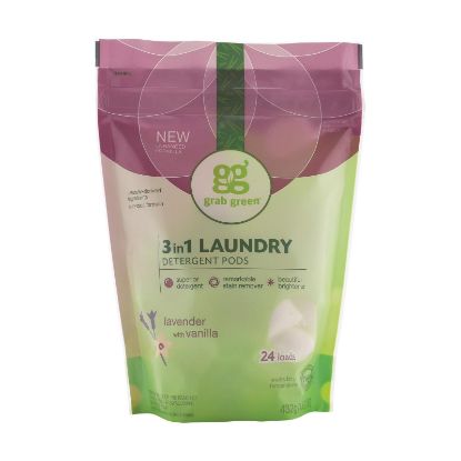 Grab Green Laundry Detergent - Vanilla - Case of 6 - 24 Count