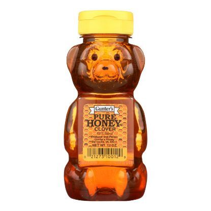 Gunter Pure Clover Honey - Case of 12 - 12 oz.