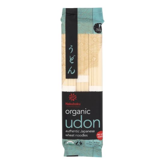 Hakubaku Organic Udon - Case of 8 - 9.52 oz.