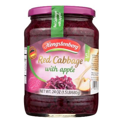 Hengstenberg Red Cabbage with Apple - Case of 12 - 24.3 oz.