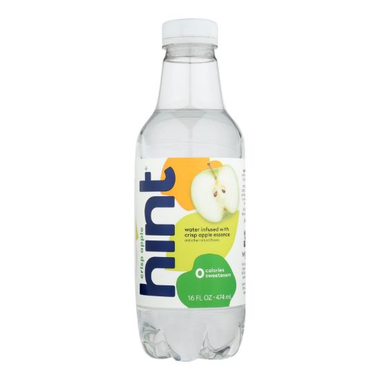 Hint Apple Water - Crisp Apple - Case of 12 - 16 Fl oz.