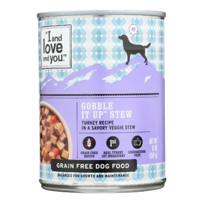 I and Love and You Gobble It Up Stew - Wet Food - Case of 12 - 13 oz.