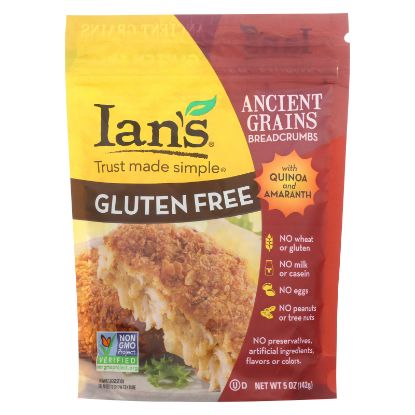 Ian's Ancient Grains - Breadcrumbs - Case of 8 - 5 oz.