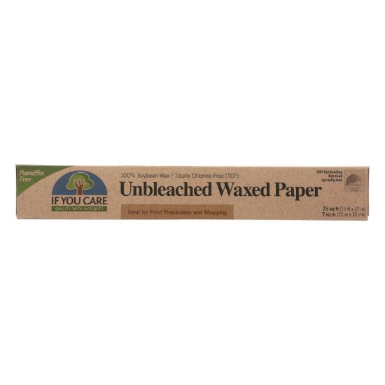 If You Care Waxed Paper - Natural - Case of 12 - 75 sq. ft.