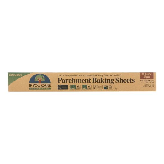 If You Care Parchment Baking Sheet - Paper - Case of 12 - 24 Count