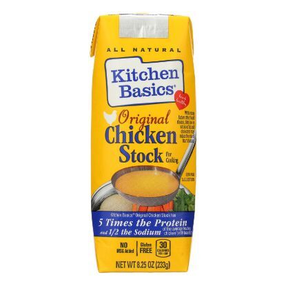 Kitchen Basics Chicken Stock - Case of 12 - 8.25 Fl oz.