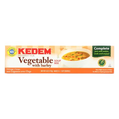 Kedem Vegetable Soup Mix - Case of 24 - 6 oz.