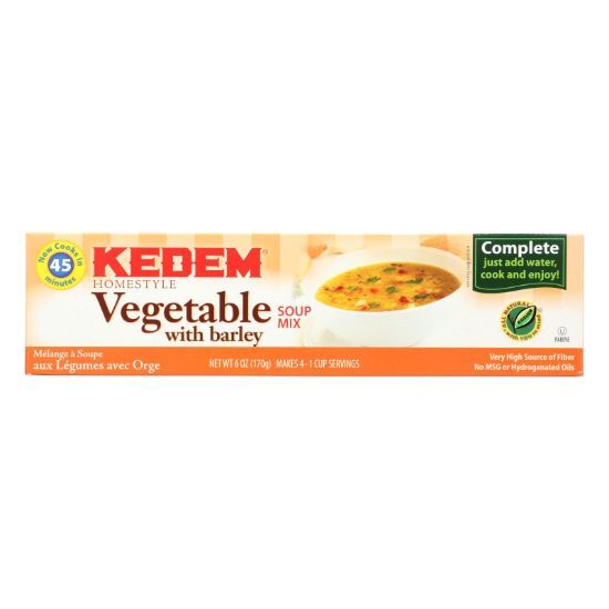 Kedem Vegetable Soup Mix - Case of 24 - 6 oz.