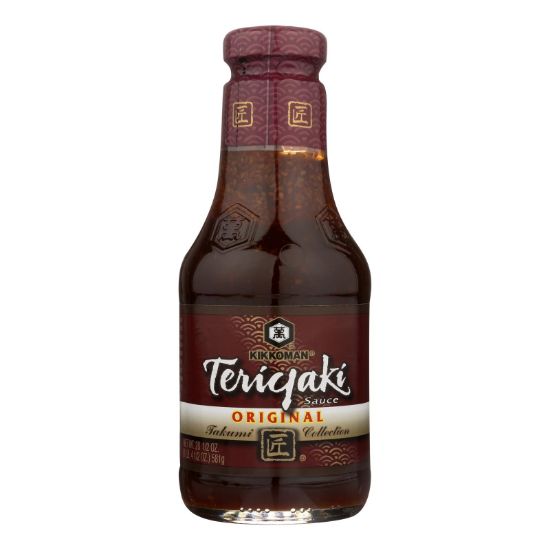 Kikkoman Teriyaki Marinade and Sauce - Case of 6 - 20.5 oz.