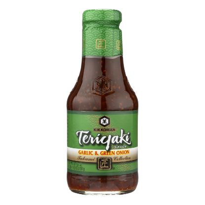 Kikkoman Teriyaki Sauce - Garlic and Green Onion - Case of 6 - 20.5 oz.