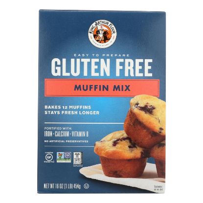 King Arthur Muffin Mix - Case of 6 - 16 oz.