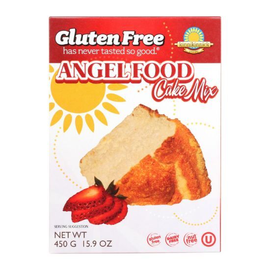 Kinnikinnick Angel Food Cake Mix - Case of 6 - 16 oz.