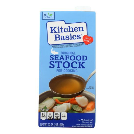 Kitchen Basics Seafood Stock - Case of 12 - 32 Fl oz.