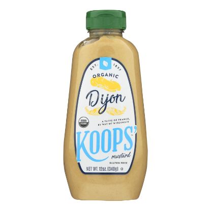 Koop's Organic Dijon - Case of 12 - 12 oz.
