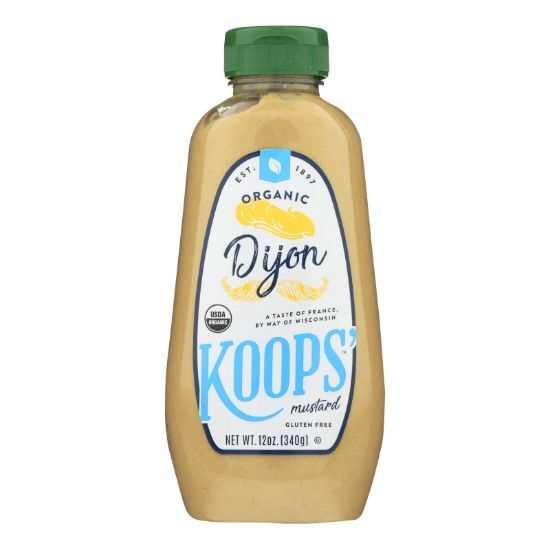 Koop's Organic Dijon - Case of 12 - 12 oz.