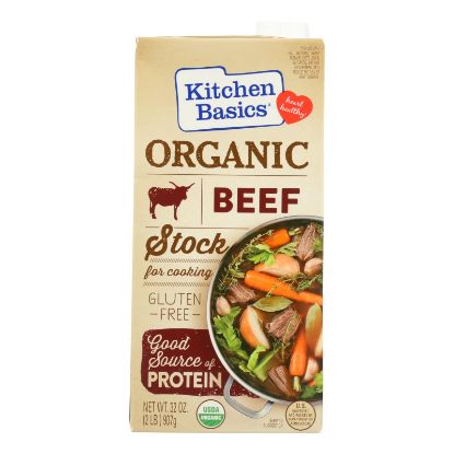 Kitchen Basics Beef Stock - Case of 12 - 32 Fl oz.