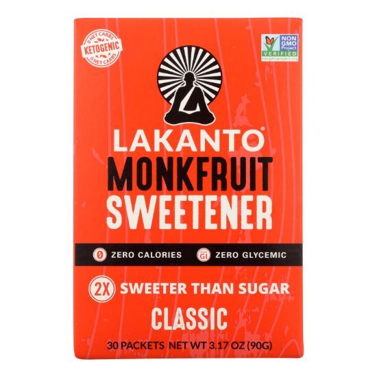 Lakanto - Monkfruit Sweetener - Classic - Case of 8 - 3.17 oz.