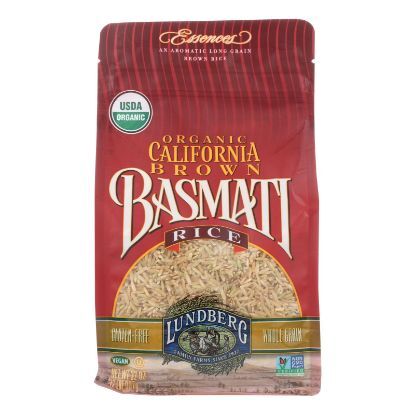 Lundberg Family Farms Organic California Brown Basmati Rice - Case of 6 - 2 lb.