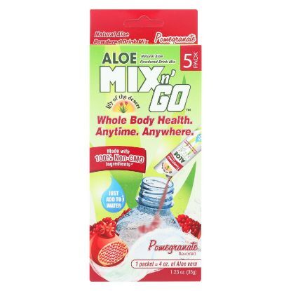 Lily of The Desert Mix N'Go Aloe - Pomegranate - Case of 10