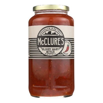 McClure's Pickles Bloody Mary Mixer - Case of 6 - 32 oz.