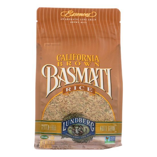 Lundberg Family Farms Organic Brown Basmati Rice - Case of 6 - 2 lb.