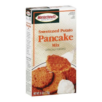 Manischewitz Sweetened Potato Pancake Mix - Case of 12 - 6 OZ