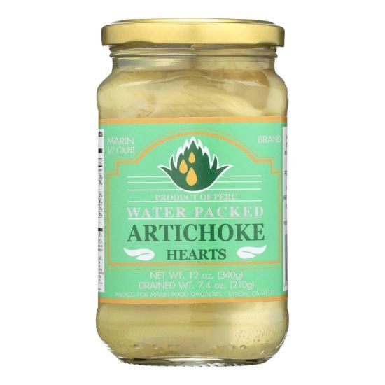 Marin Food Specialties Artichoke Hearts - Case of 12 - 11.5 oz.
