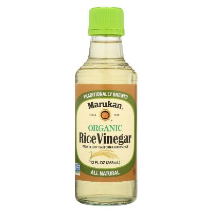 Marukan Organic Rice Vinegar - Case of 6 - 12 Fl oz.