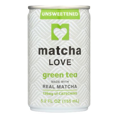 Matcha Love Unsweetened Tea - Case of 20 - 5.2 oz.