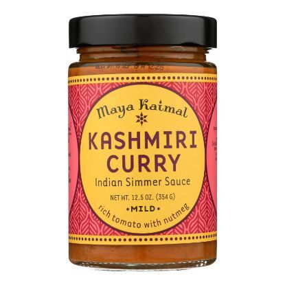 Maya Kaimal Indian Simmer Sauce Kashmiri Curry - Case of 6 - 12.5 oz.
