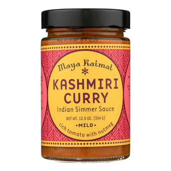 Maya Kaimal Indian Simmer Sauce Kashmiri Curry - Case of 6 - 12.5 oz.