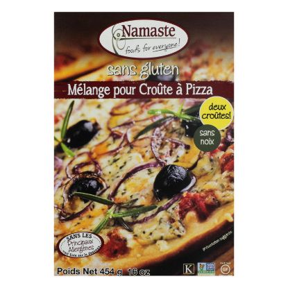 Namaste Foods Gluten Free Pizza Crust - Mix - Case of 6 - 16 oz.