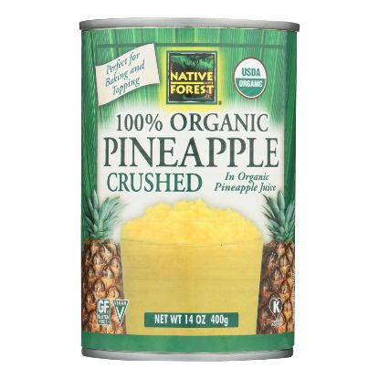 Native Forest Organic Pineapple - Crushed - Case of 6 - 14 oz.
