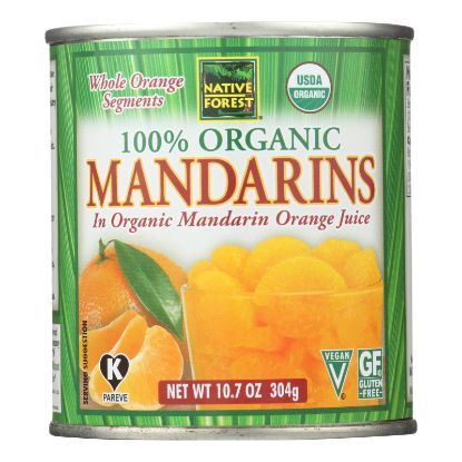 Native Forest Organic Mandarin - Oranges - Case of 6 - 10.75 oz.